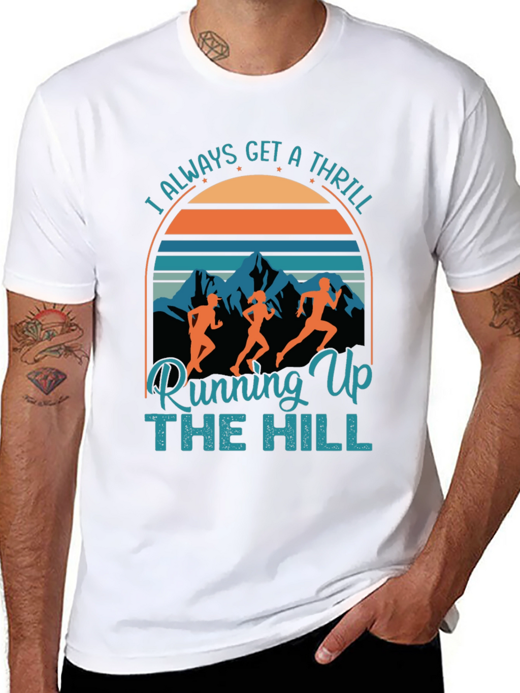 Running Up The Hill Graphic Tee