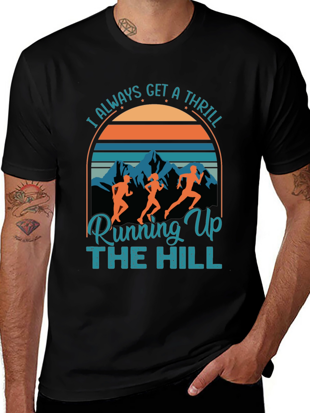 Running Up The Hill Graphic Tee