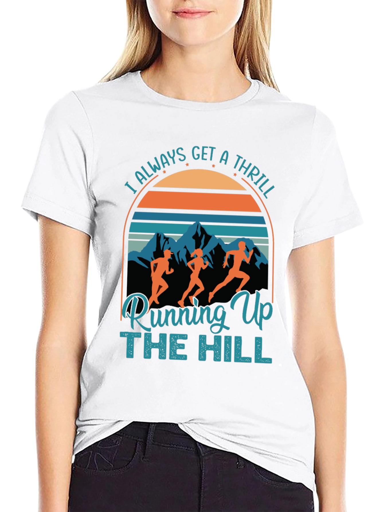 Running Up The Hill Graphic Tee