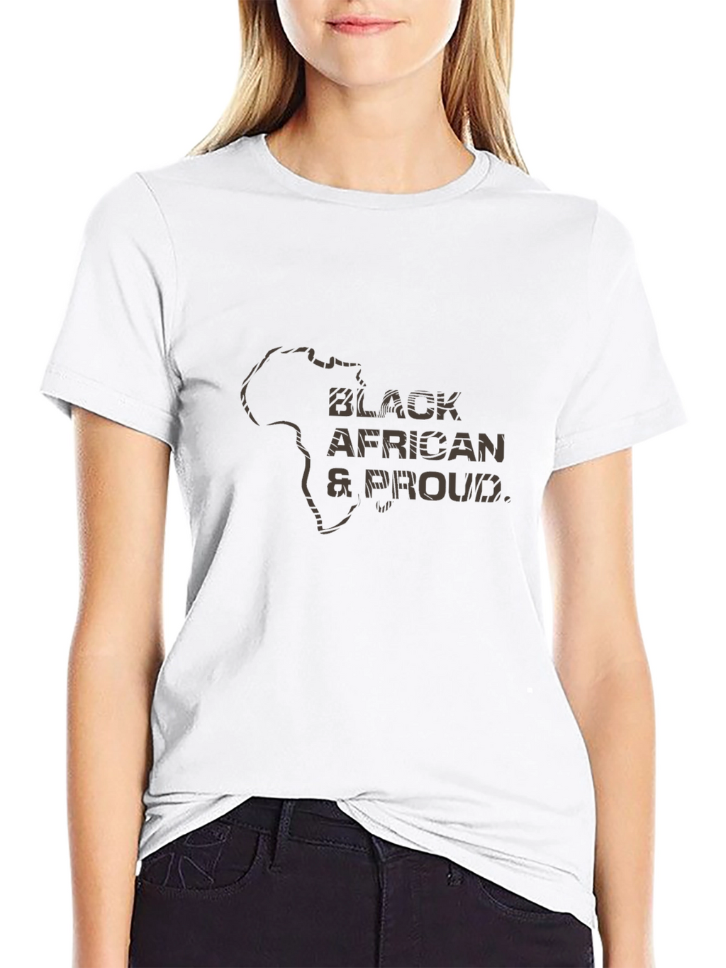 Black African & Proud Graphic Tee
