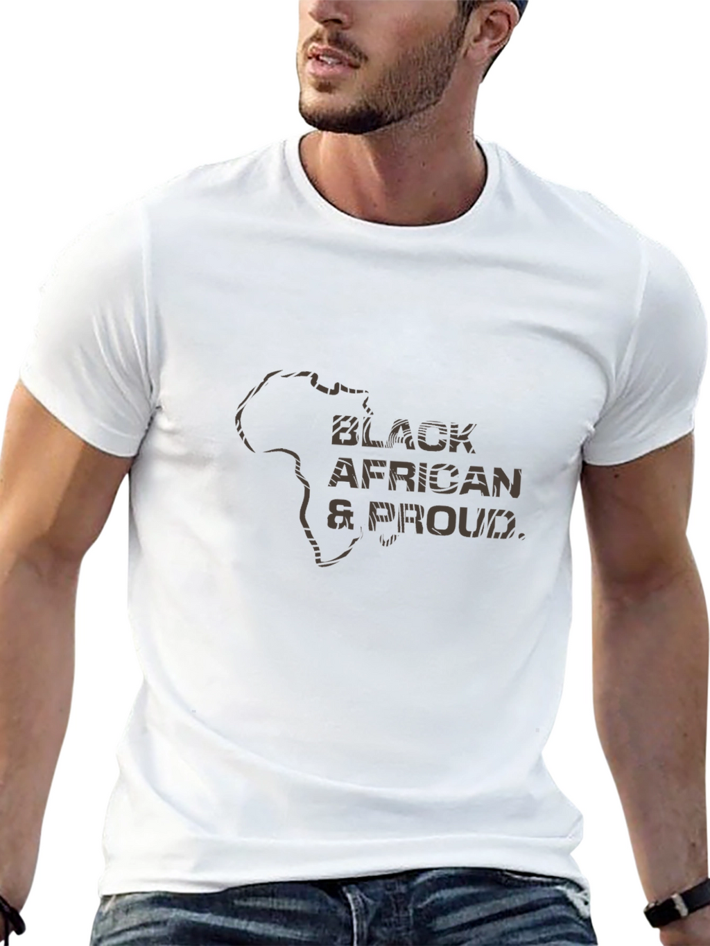 Black African & Proud Graphic Tee