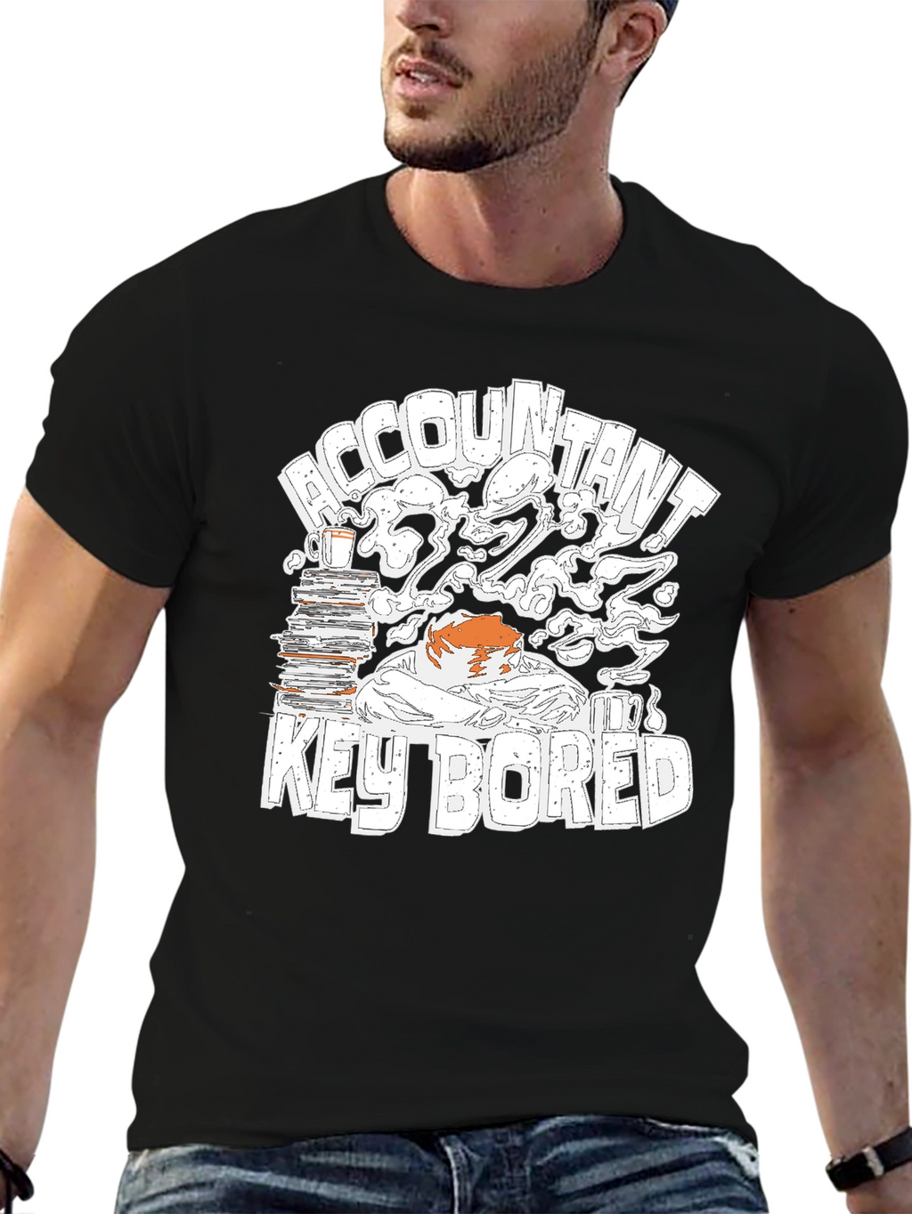 Accountant Key Bored Funny T-Shirt