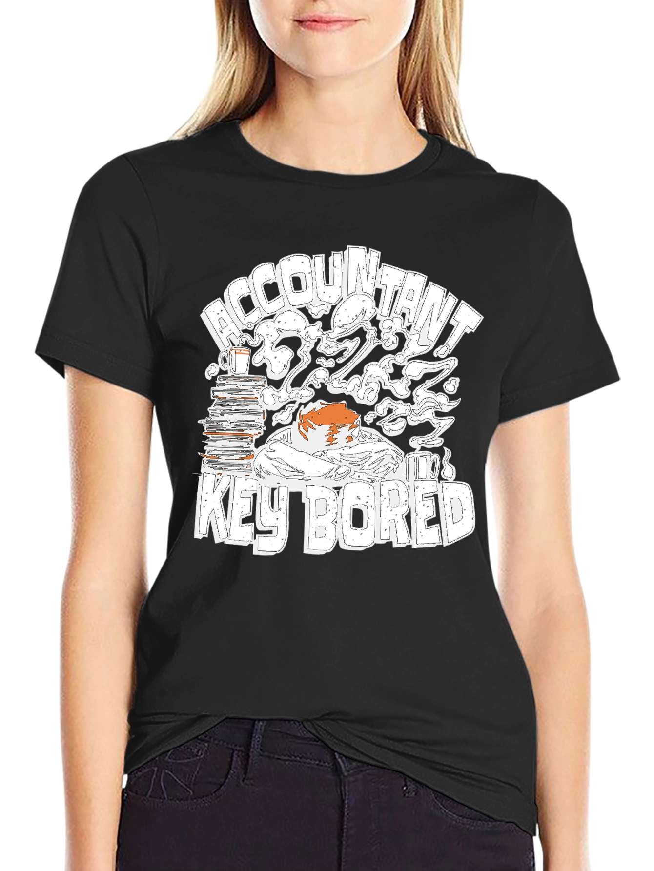 Accountant Key Bored Funny T-Shirt