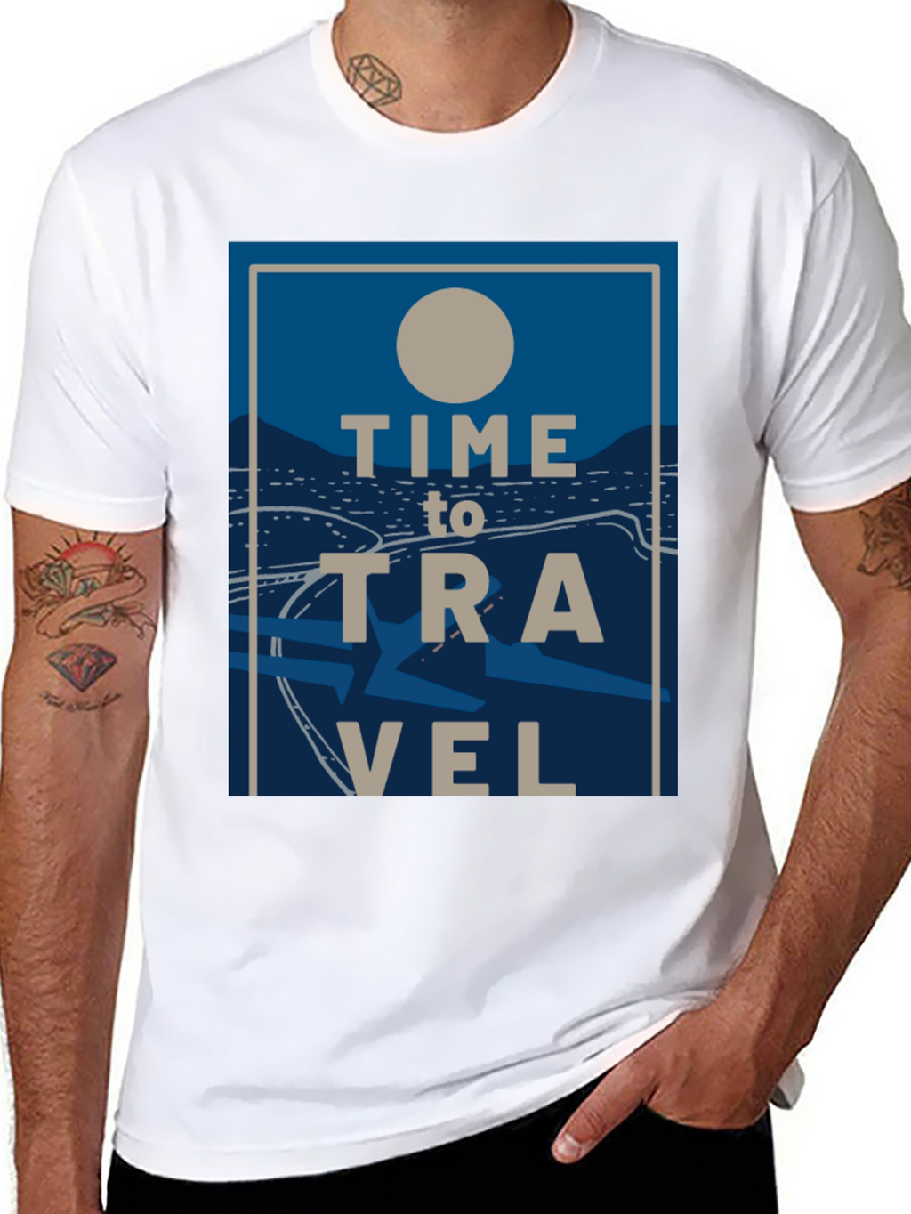 Time to Travel Graphic Tee - Adventure Awaits!