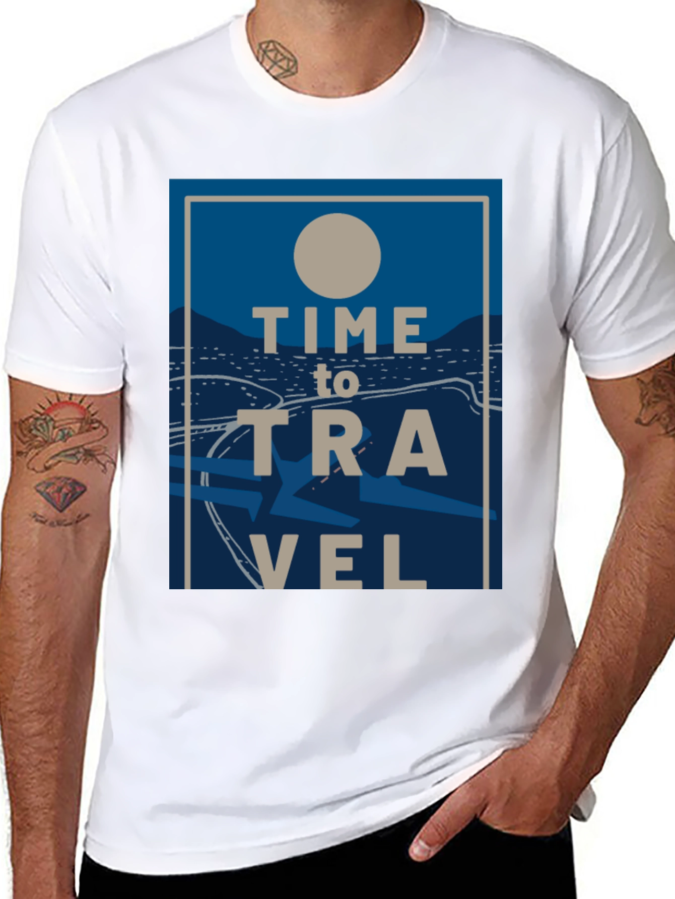 Time to Travel Graphic Tee - Adventure Awaits!