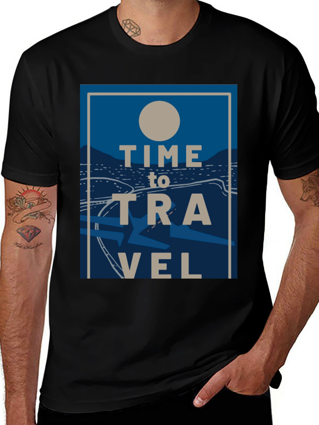 Time to Travel Graphic Tee - Adventure Awaits!