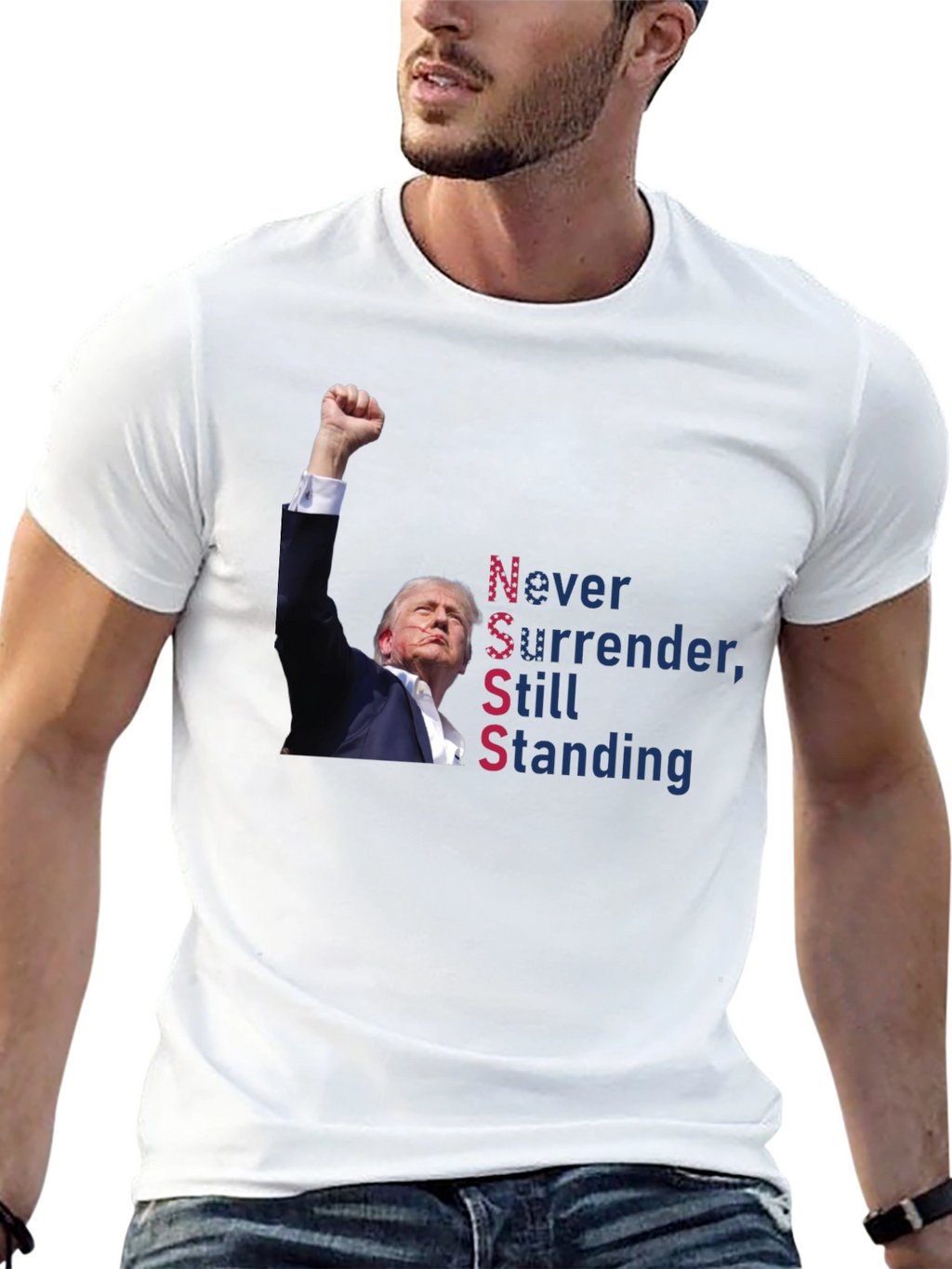 Never Surrender Trump T-Shirt