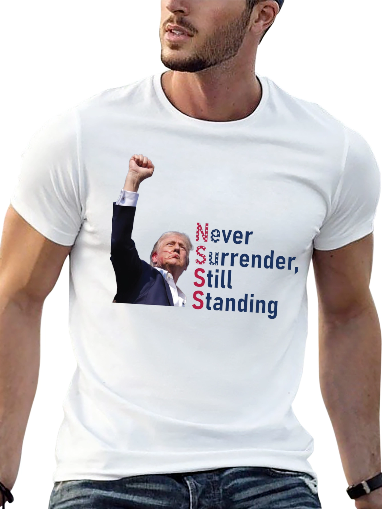 Never Surrender Trump T-Shirt