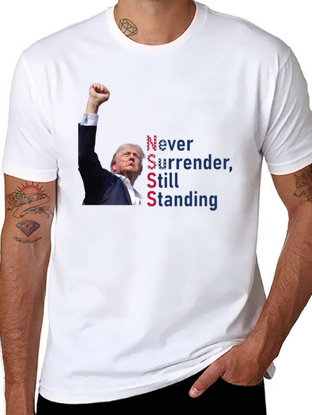 Never Surrender Trump T-Shirt