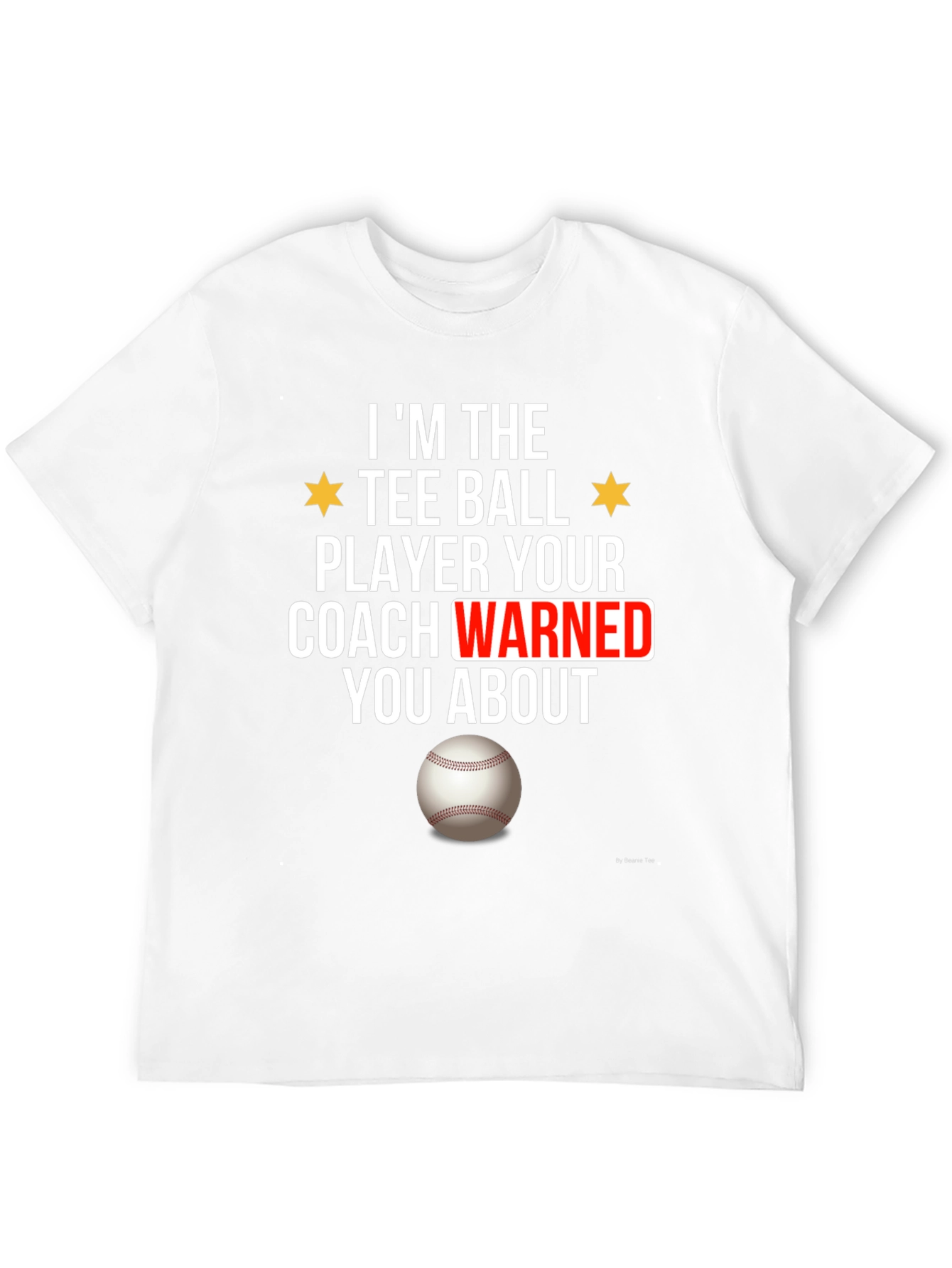 Tee Ball Player Funny Graphic T-Shirt