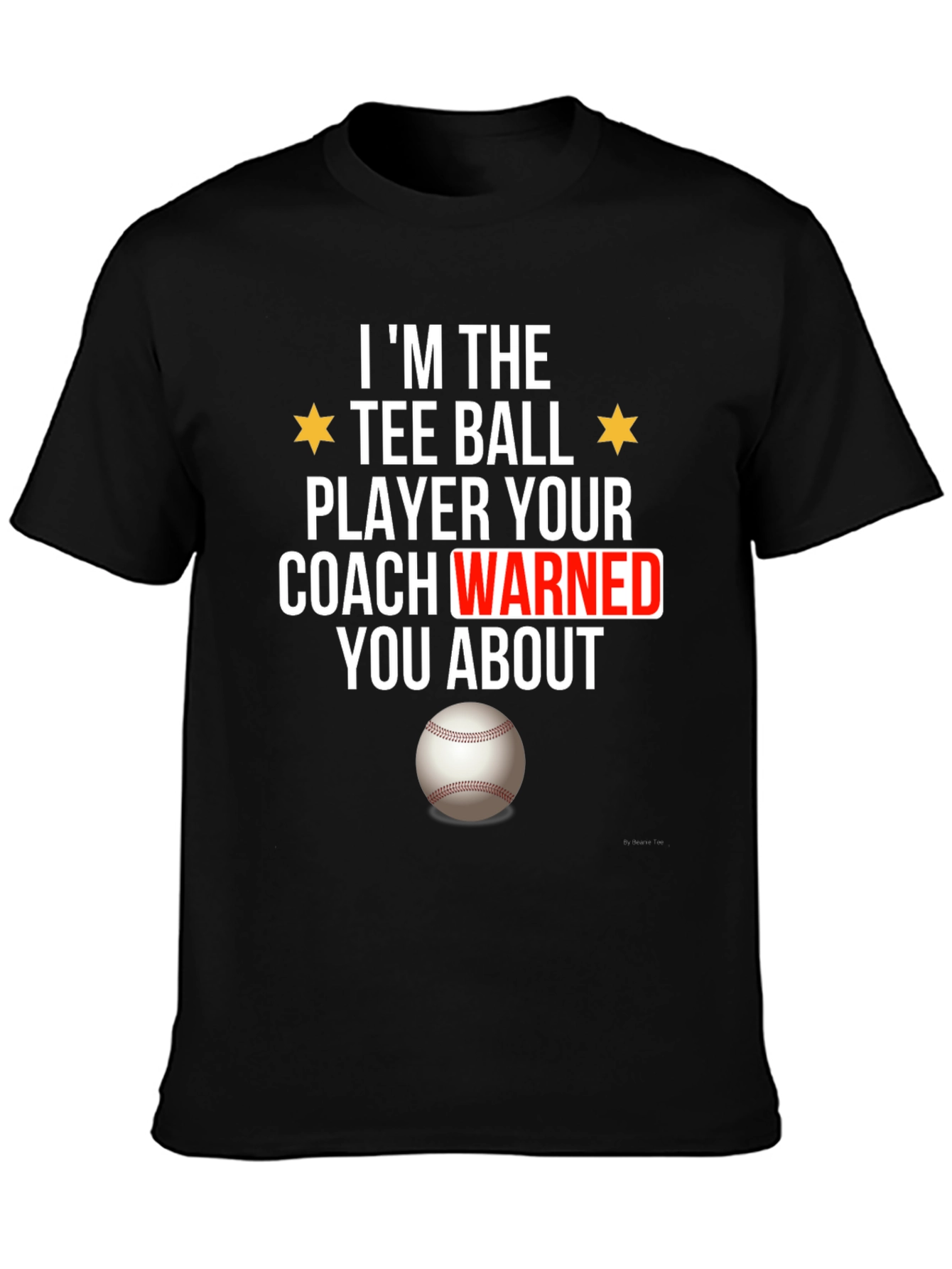 Tee Ball Player Funny Graphic T-Shirt