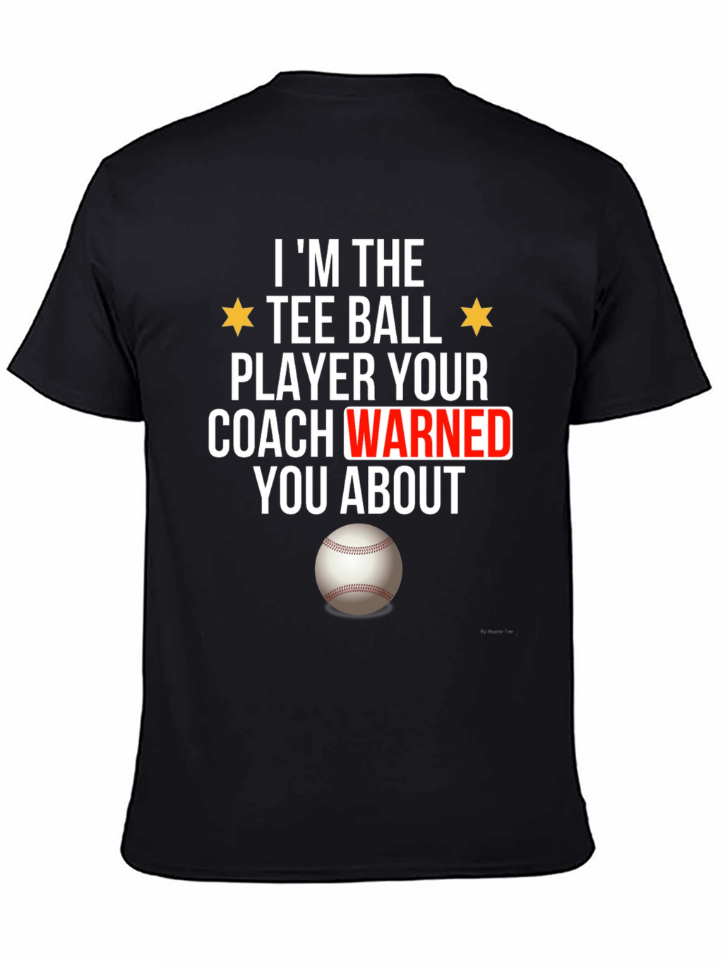 Tee Ball Player Funny Graphic T-Shirt