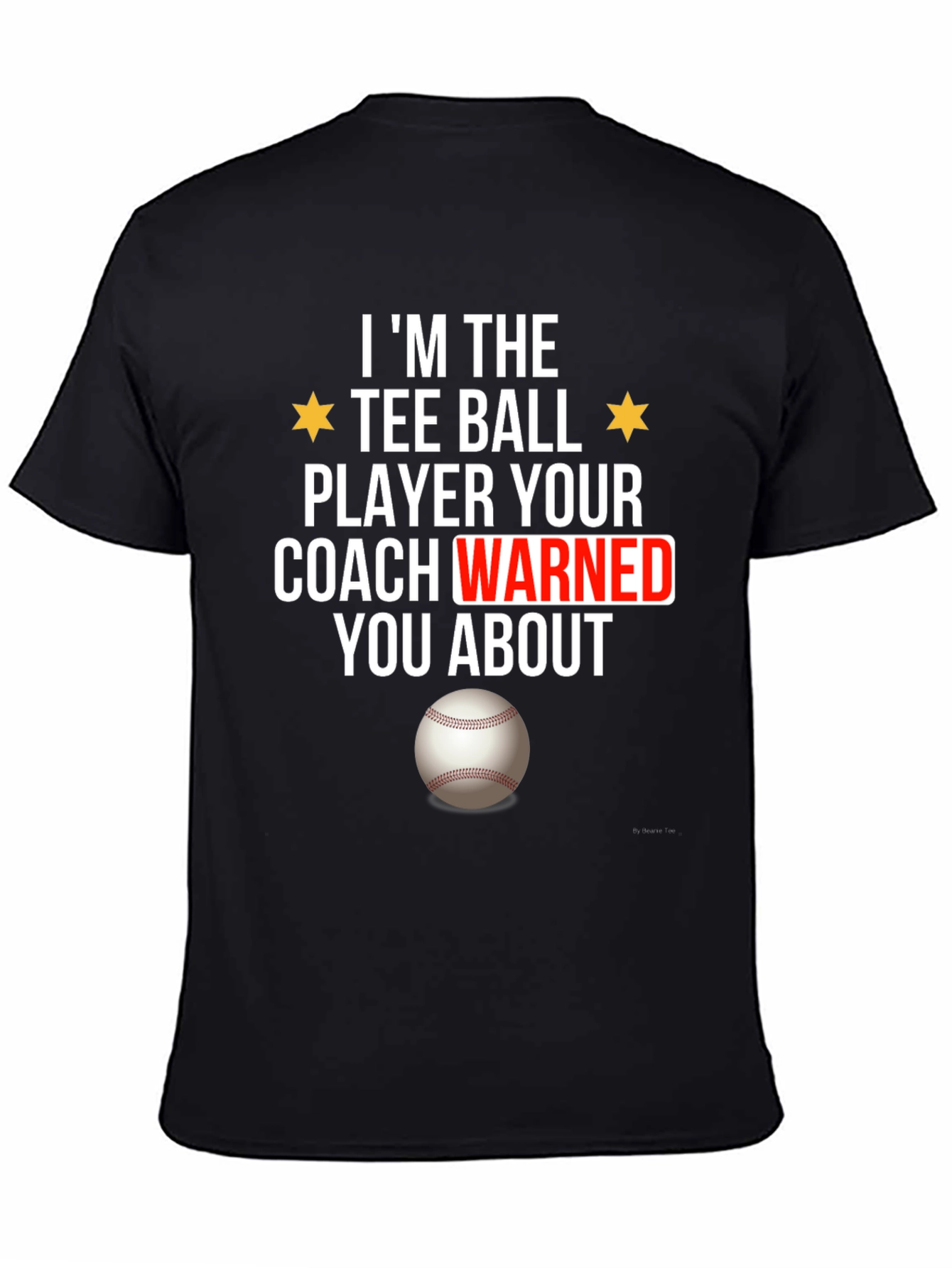 Tee Ball Player Funny Graphic T-Shirt