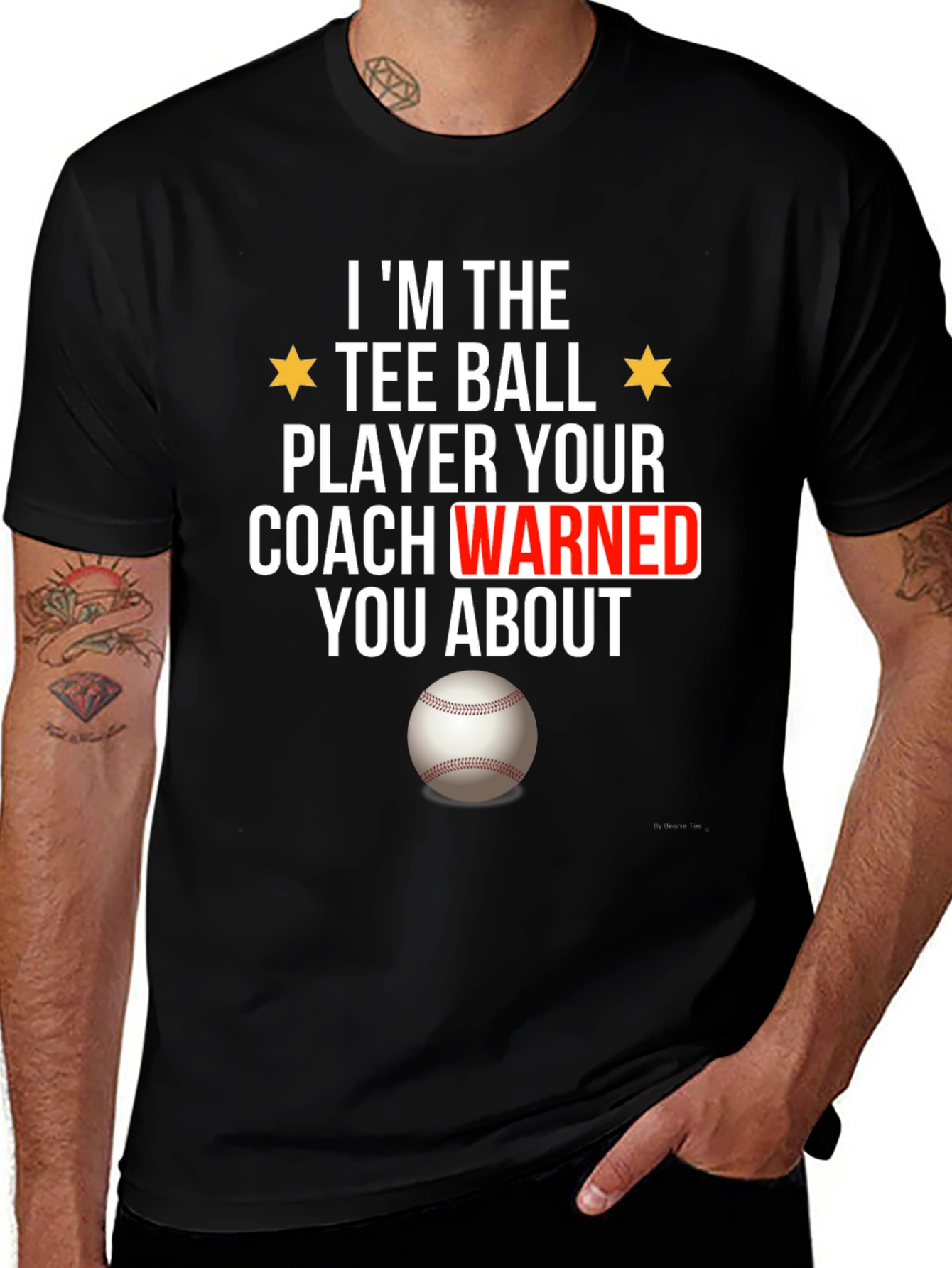 Tee Ball Player Funny Graphic T-Shirt