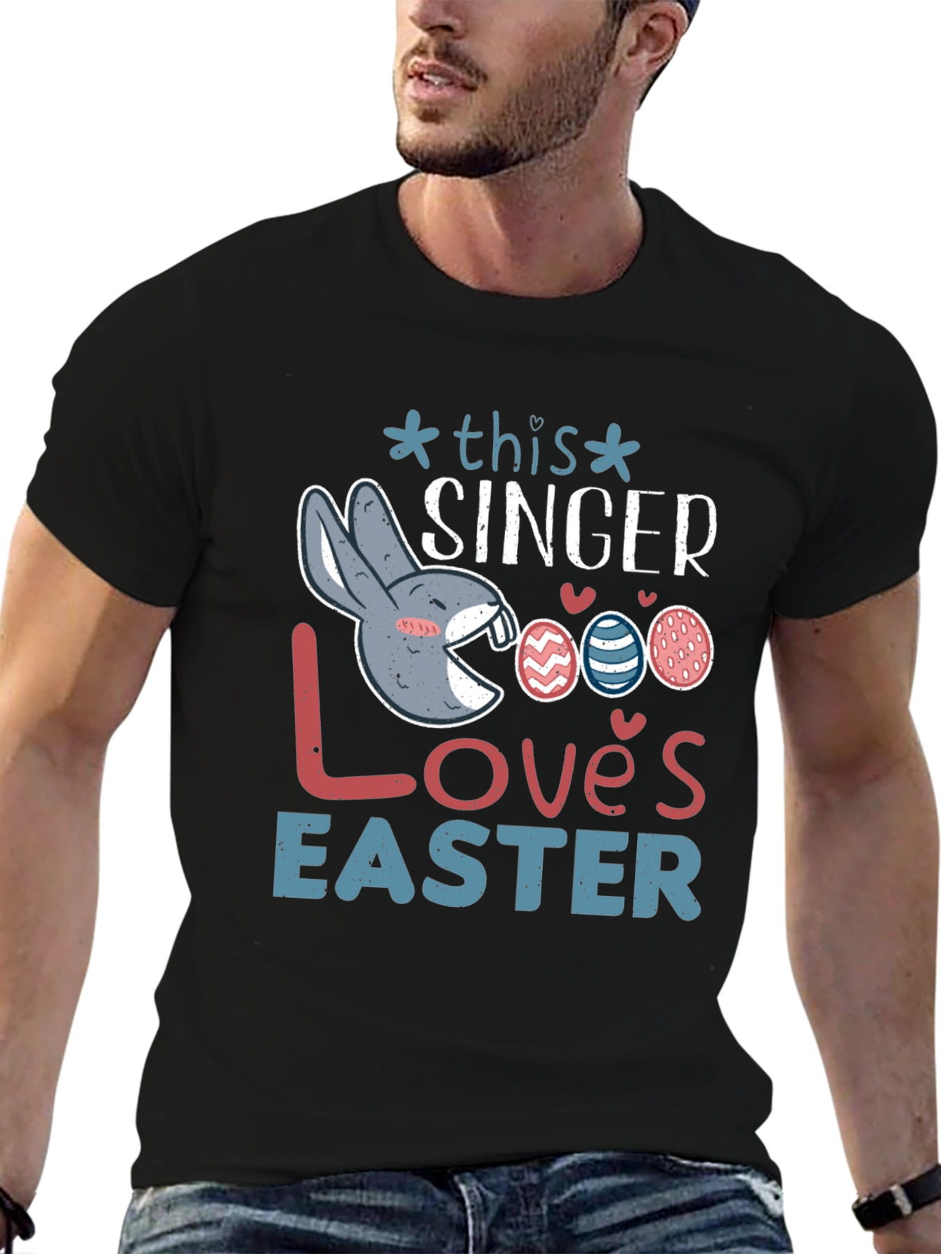 This Singer Loves Easter Bunny T-Shirt