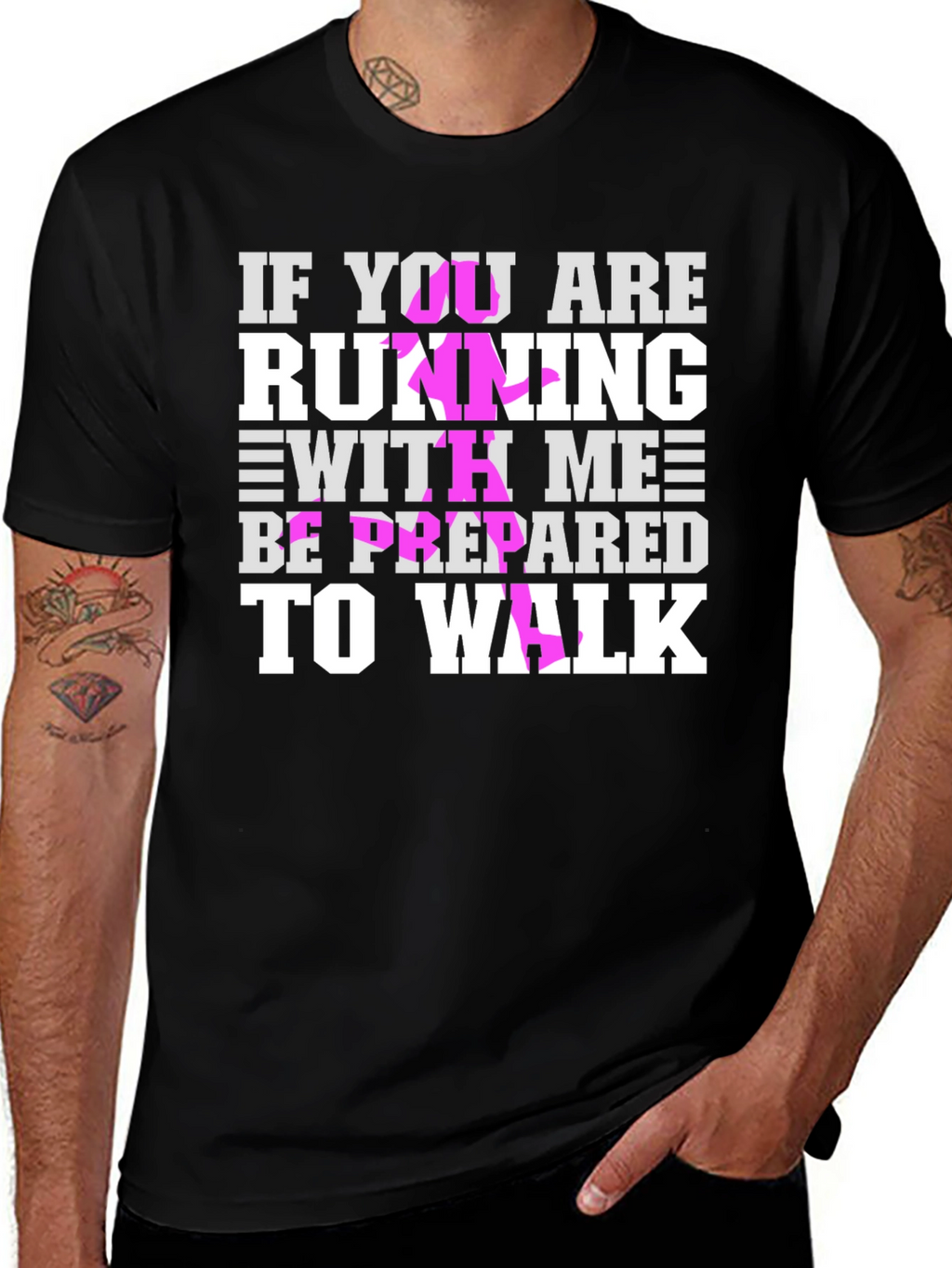 Funny Running T-Shirt: Be Prepared to Walk