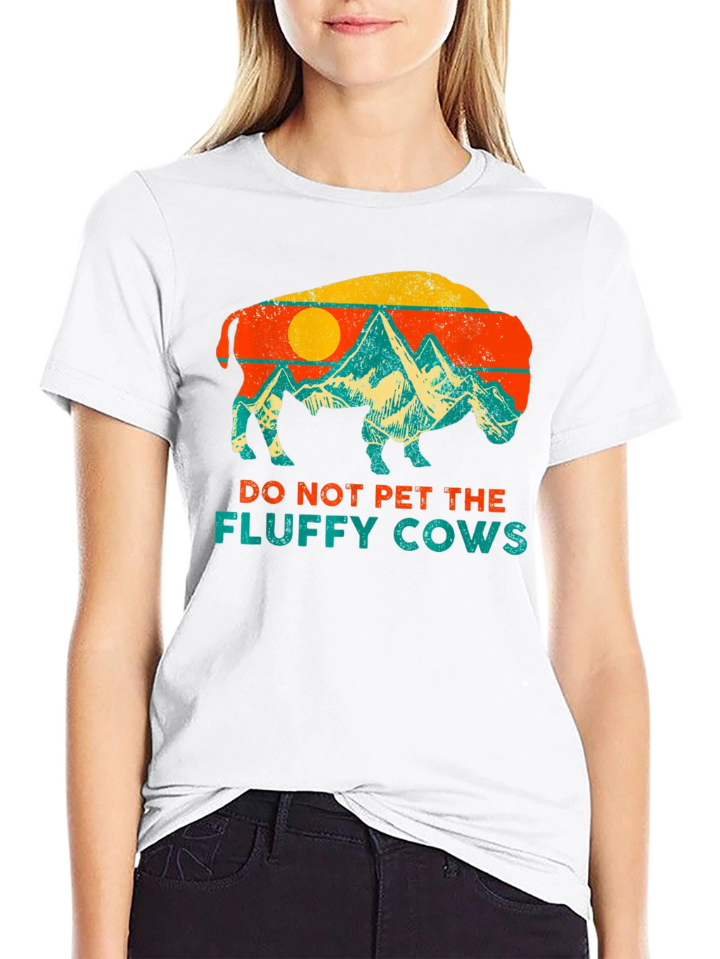 Do Not Pet the Fluffy Cows Graphic Tee