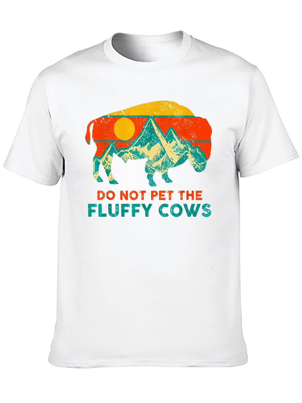 Do Not Pet the Fluffy Cows Graphic Tee