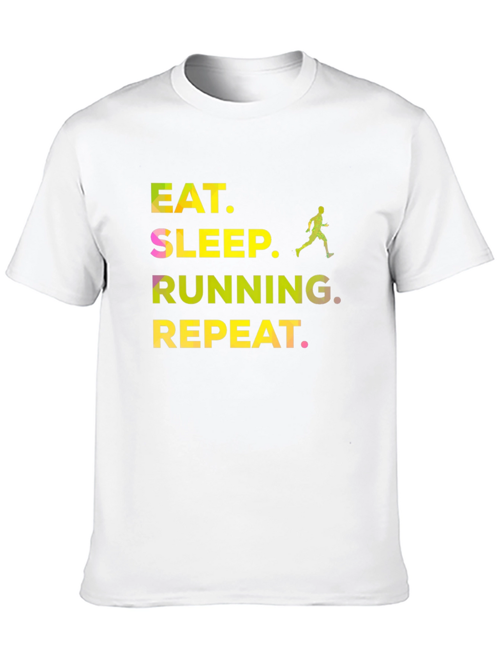 Eat Sleep Running Repeat Graphic Tee