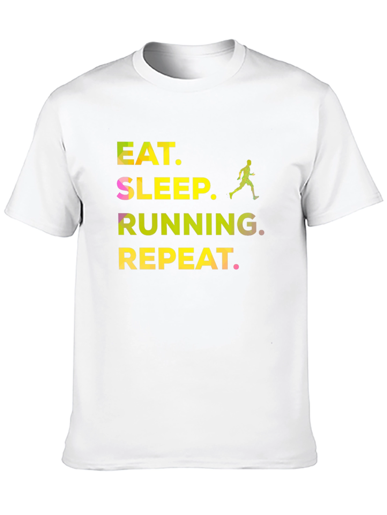 Eat Sleep Running Repeat Graphic Tee