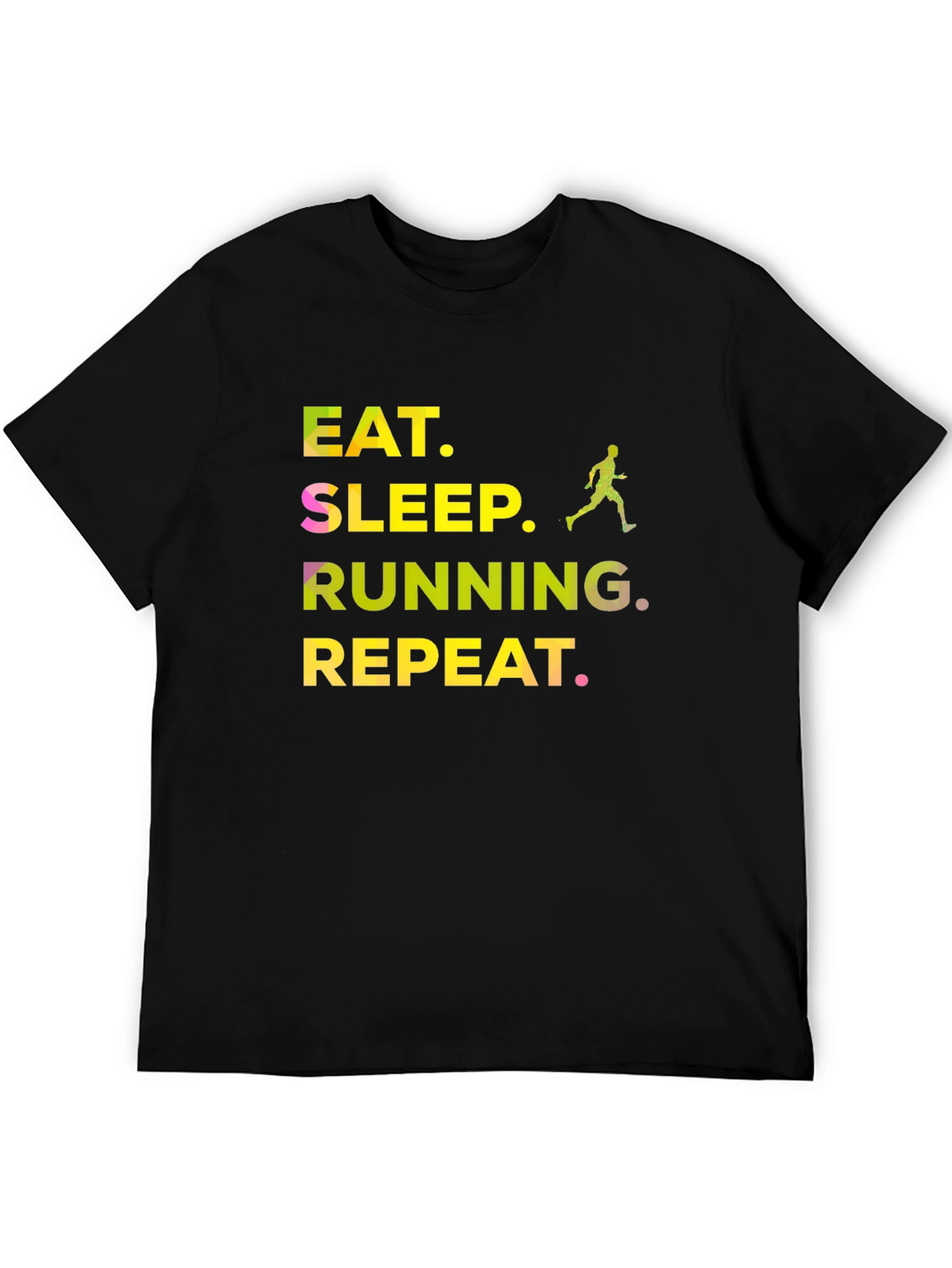 Eat Sleep Running Repeat Graphic Tee