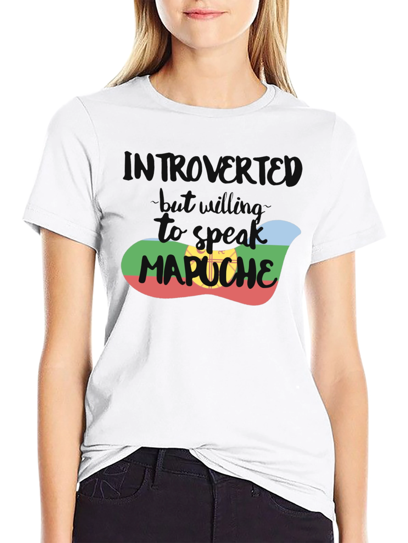 Introvert T-Shirt - But Will Talk Mapuche