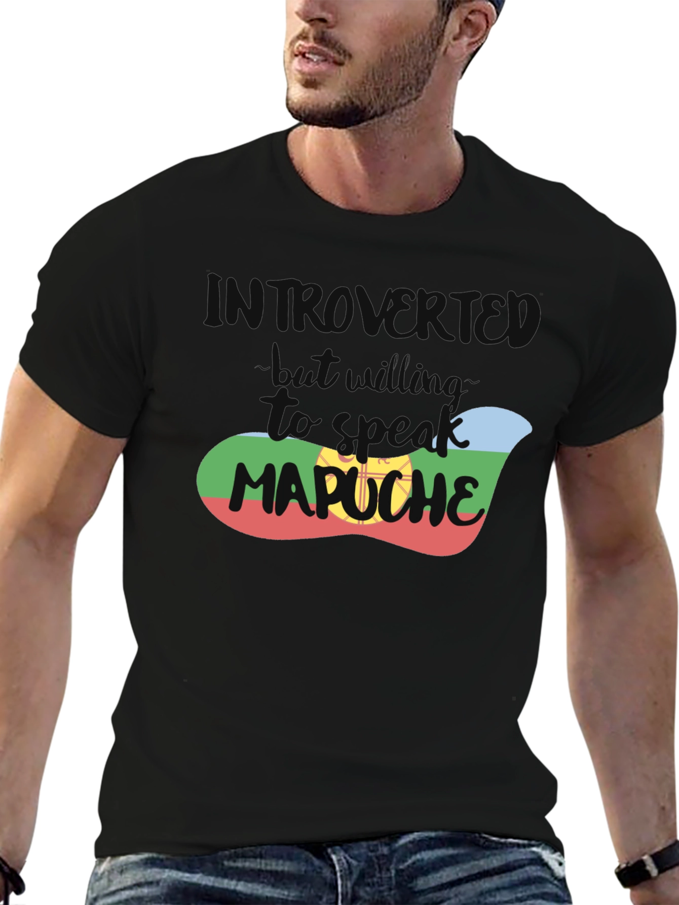 Introvert T-Shirt - But Will Talk Mapuche