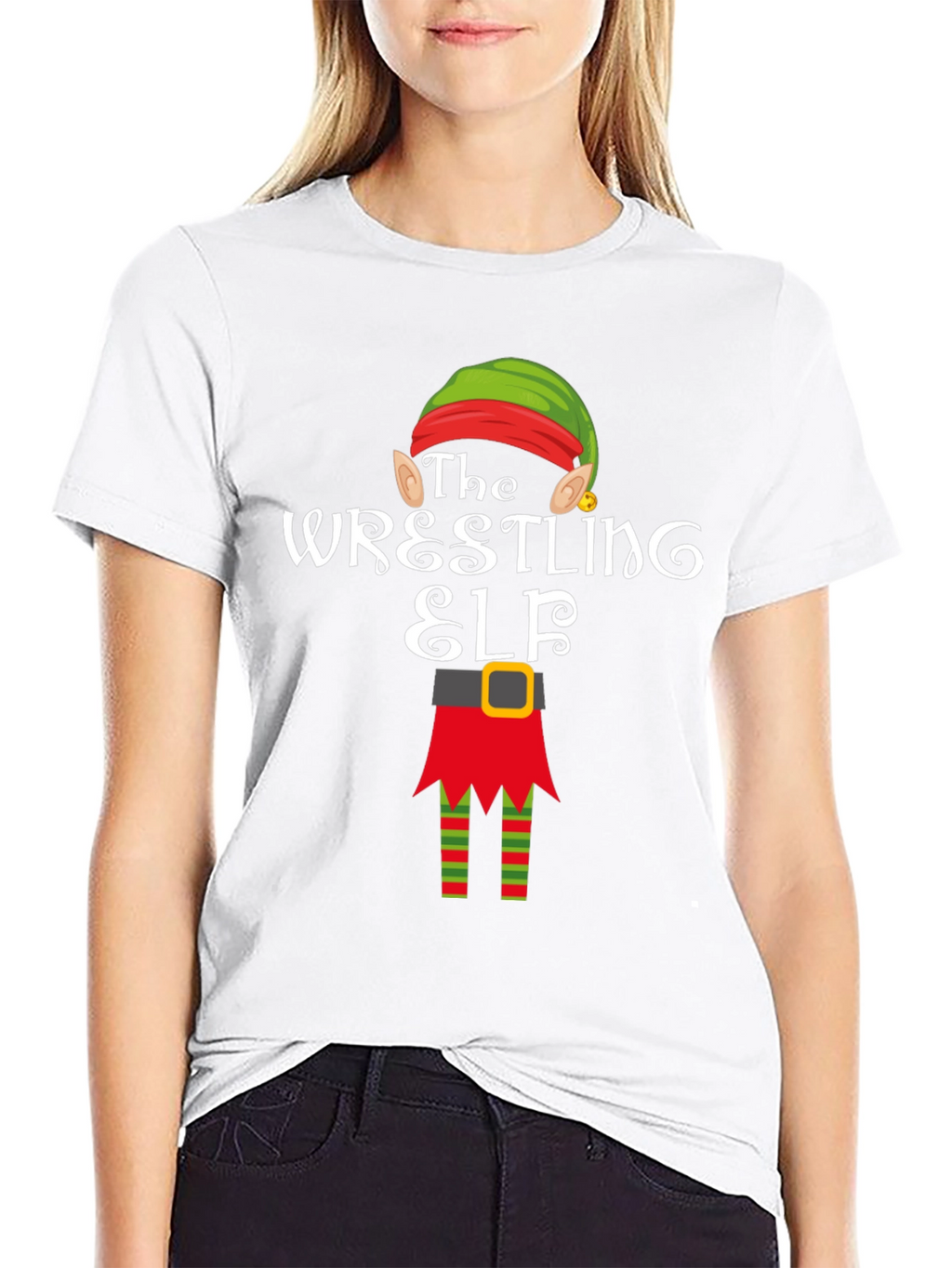 The Wrestling Elf T-Shirt - Holiday Fun