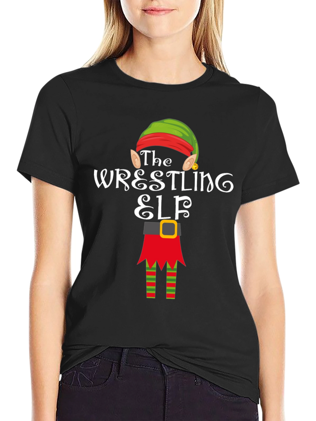 The Wrestling Elf T-Shirt - Holiday Fun