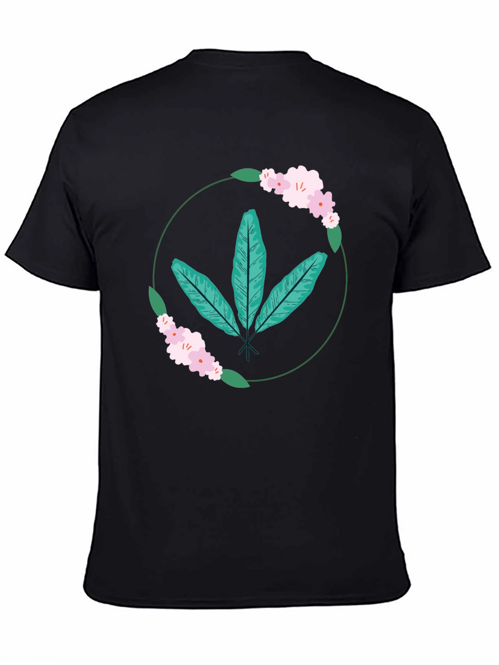 Botanical Print Tee - Casual Comfort