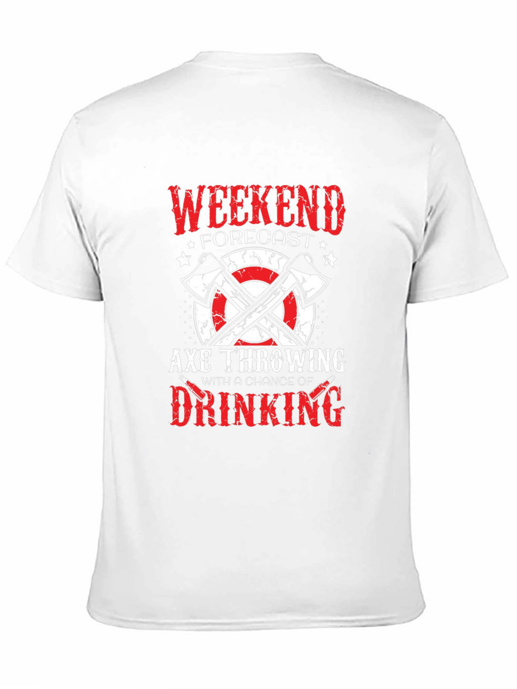 Axe Throwing Weekend Forecast Graphic Tee