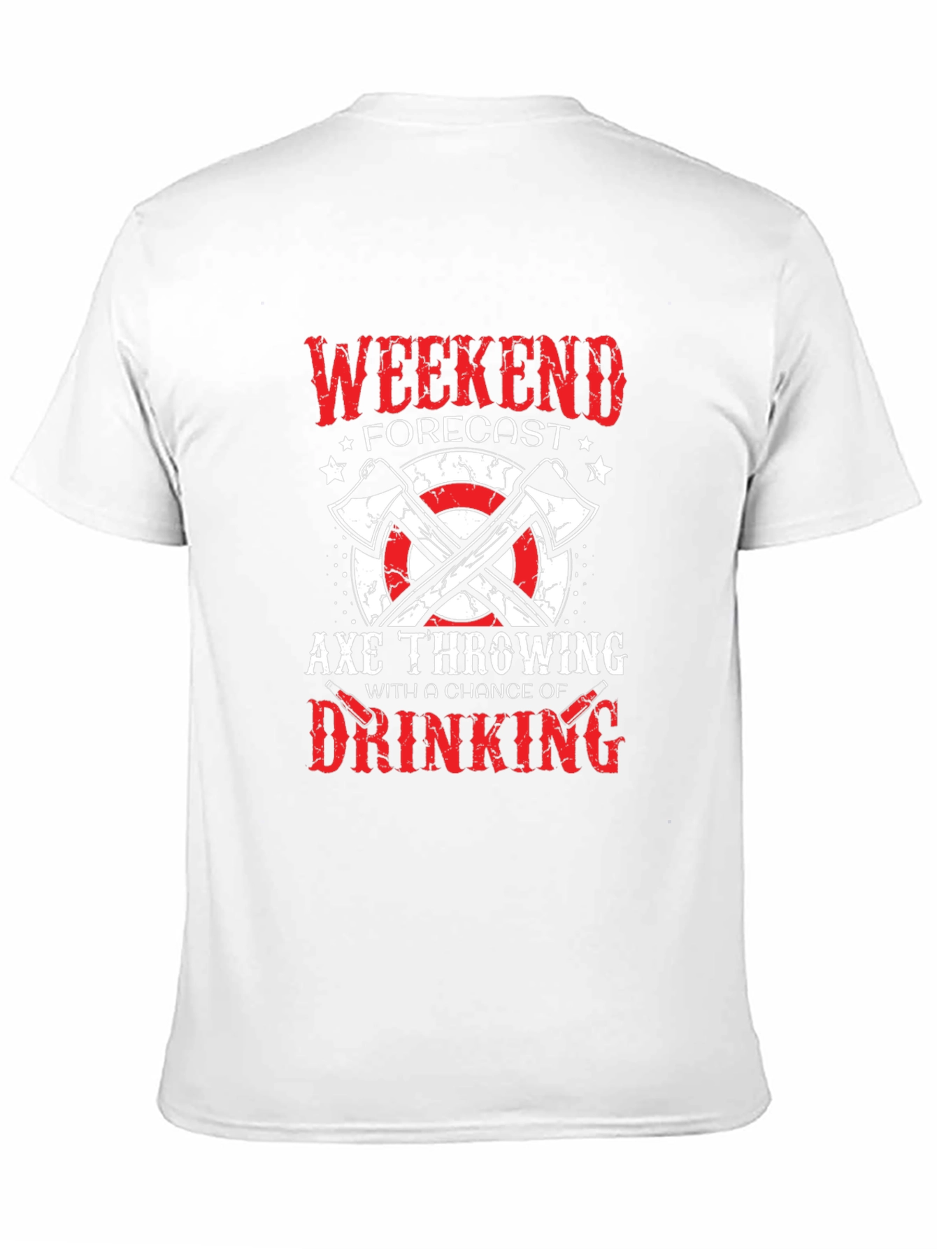 Axe Throwing Weekend Forecast Graphic Tee