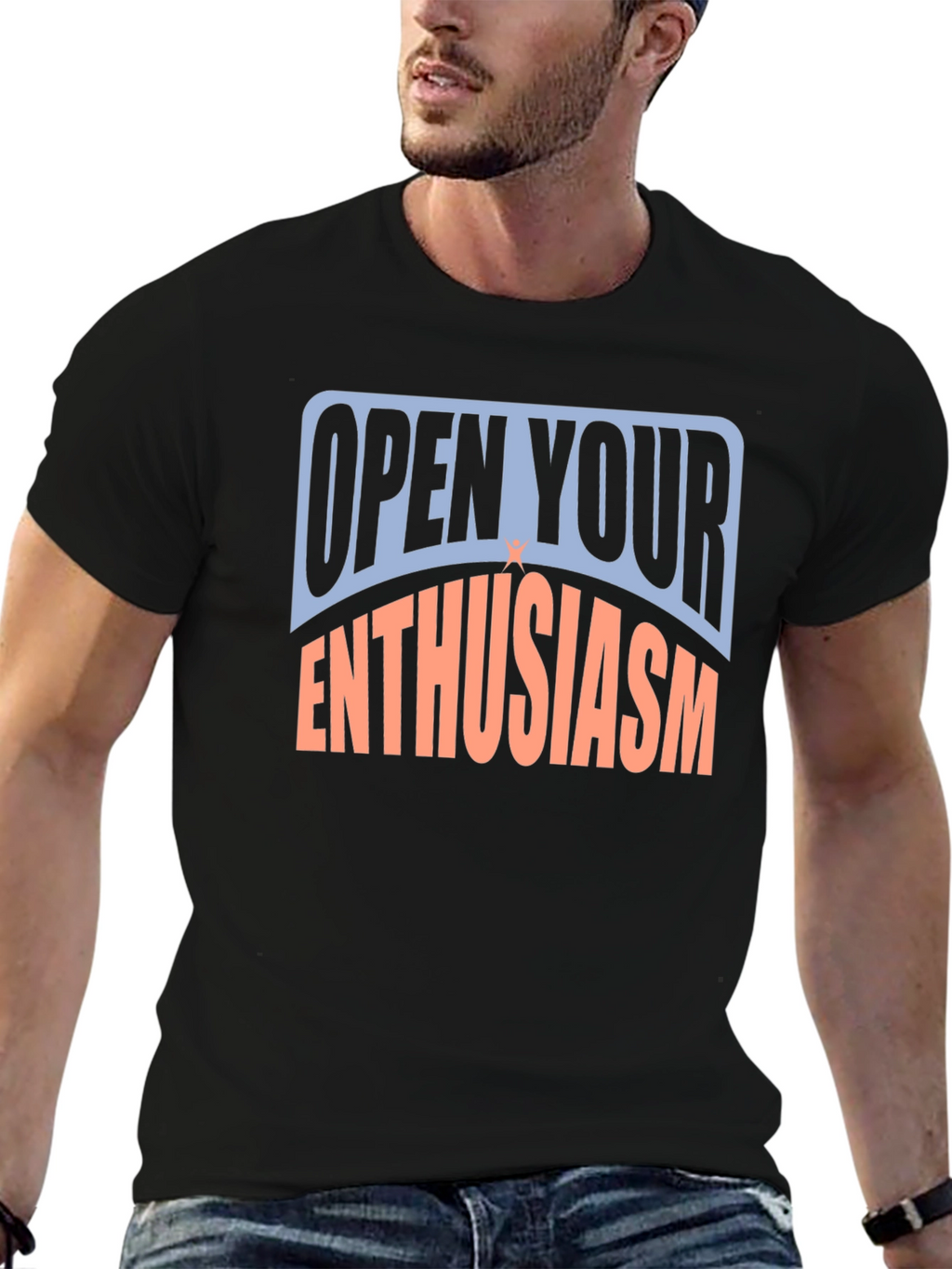 Open Your Enthusiasm Graphic T-Shirt
