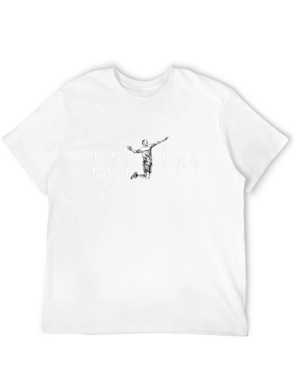 Handball Heartbeat Graphic T-Shirt