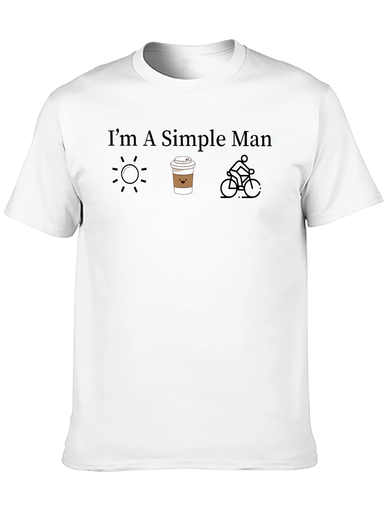 Simple Man T-Shirt - Sun Coffee Cycling Tee