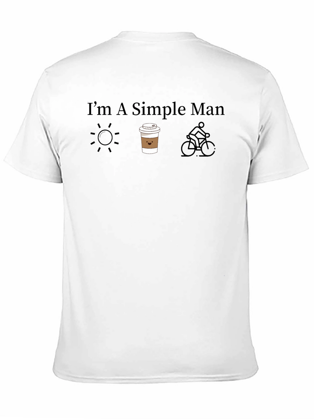 Simple Man T-Shirt - Sun Coffee Cycling Tee