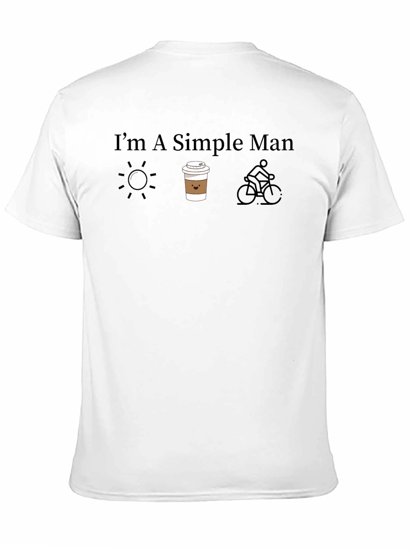 Simple Man T-Shirt - Sun Coffee Cycling Tee