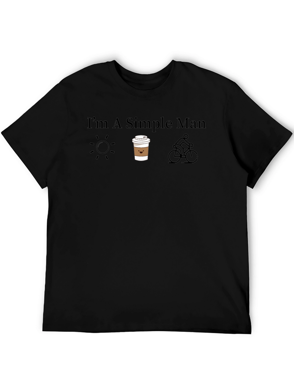 Simple Man T-Shirt - Sun Coffee Cycling Tee