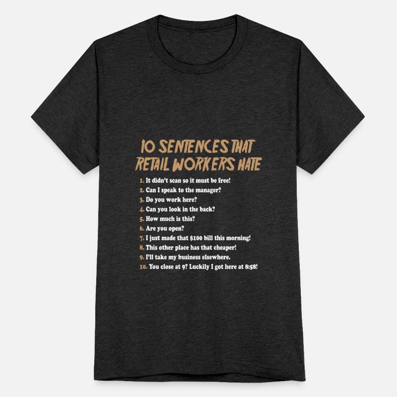 10 Sentences That Retail Workers Hate Funny