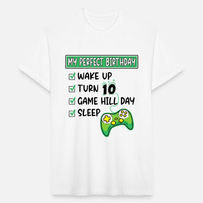 10 Years Old Gamer Boy 10th Perfect Birthday Party