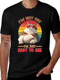 Im Not Fat Easy To See T-Shirt Cat
