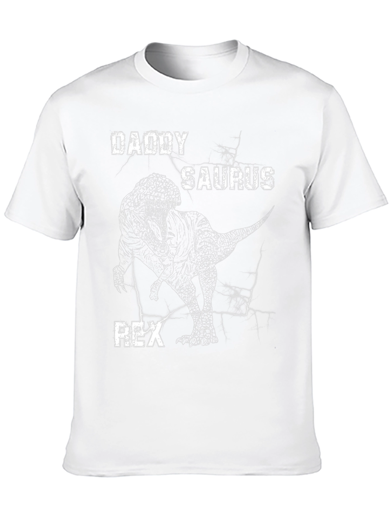 Daddy Saurus Rex Graphic T-Shirt