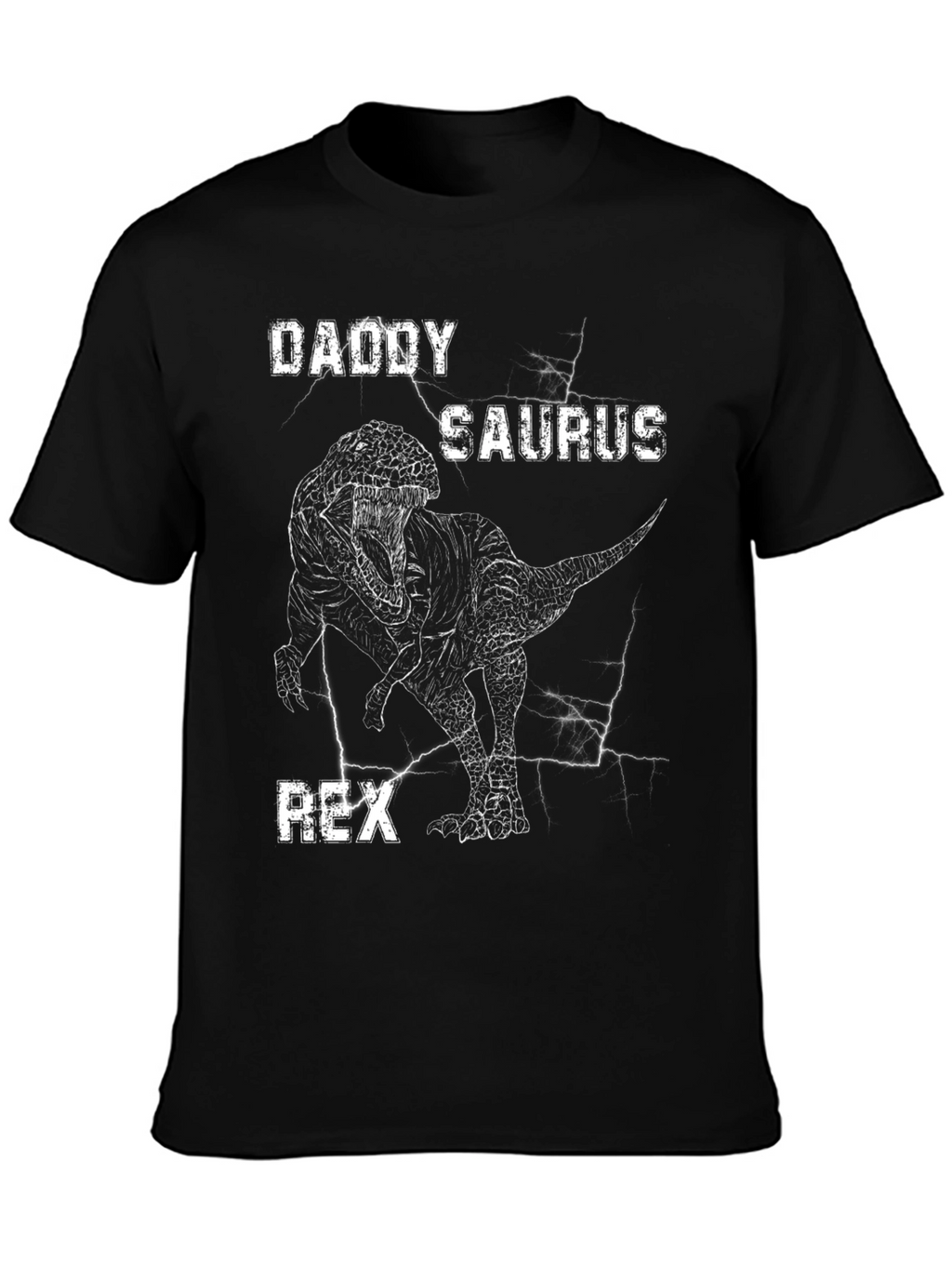 Daddy Saurus Rex Graphic T-Shirt