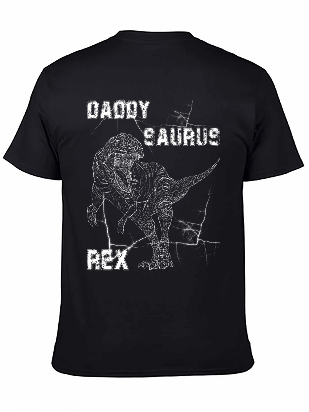 Daddy Saurus Rex Graphic T-Shirt