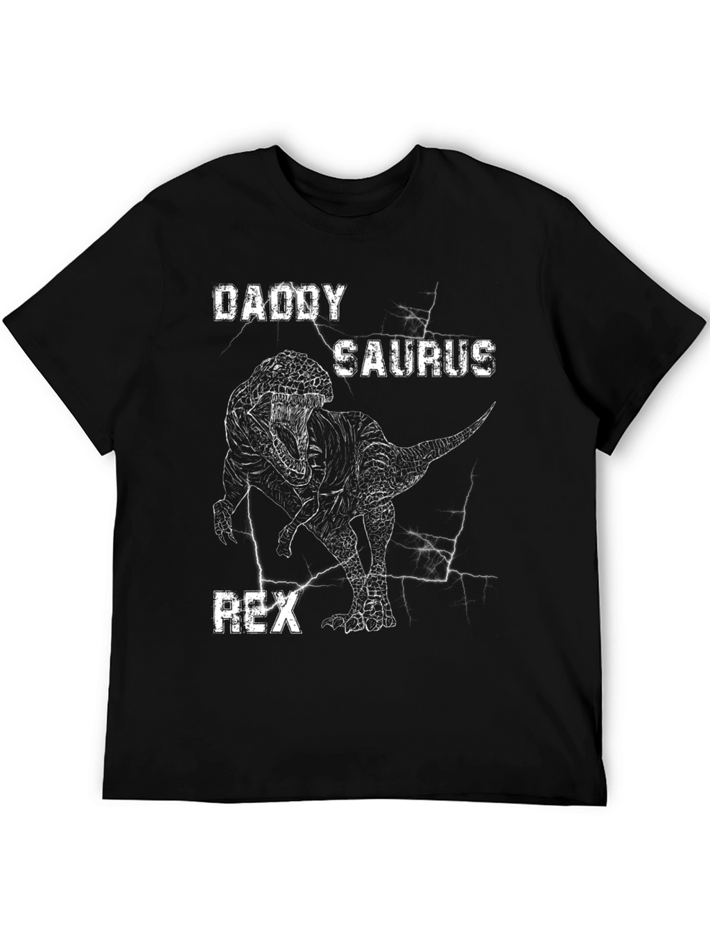 Daddy Saurus Rex Graphic T-Shirt