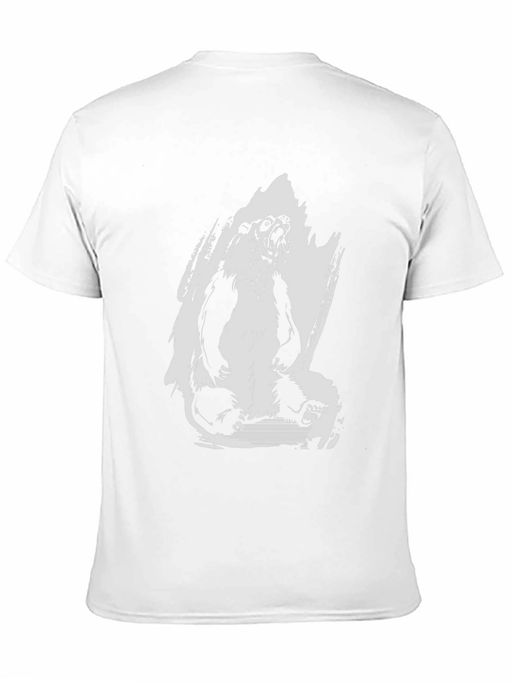 Mens Black Panda Graphic Tee