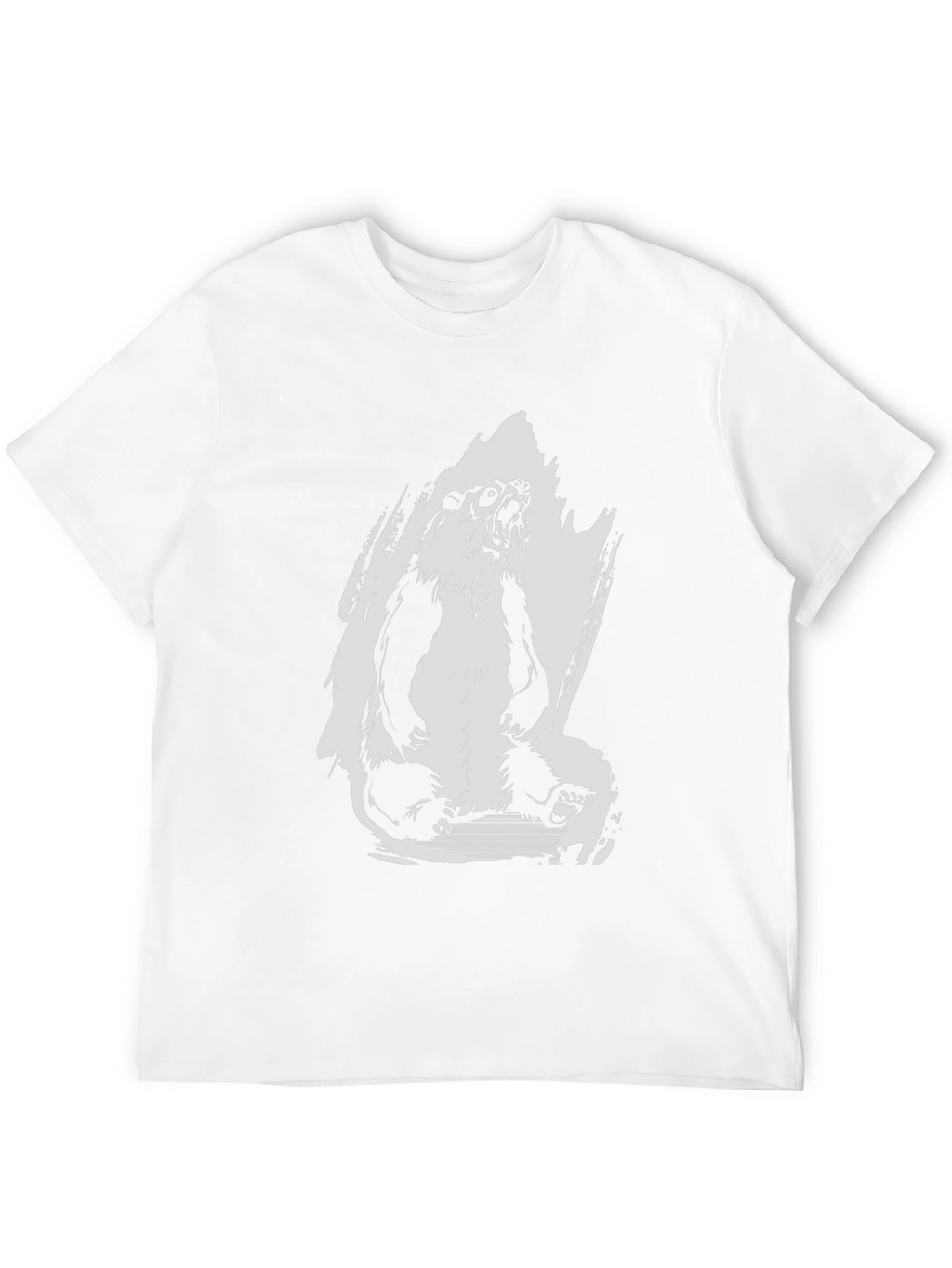 Mens Black Panda Graphic Tee