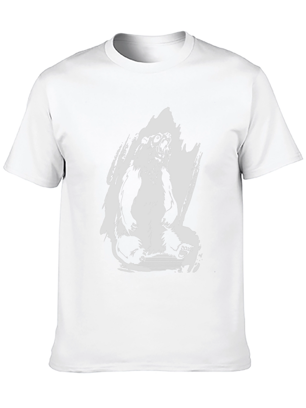 Mens Black Panda Graphic Tee