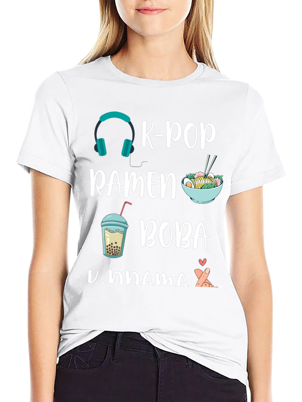 K-Pop Ramen Boba K-Drama T-Shirt