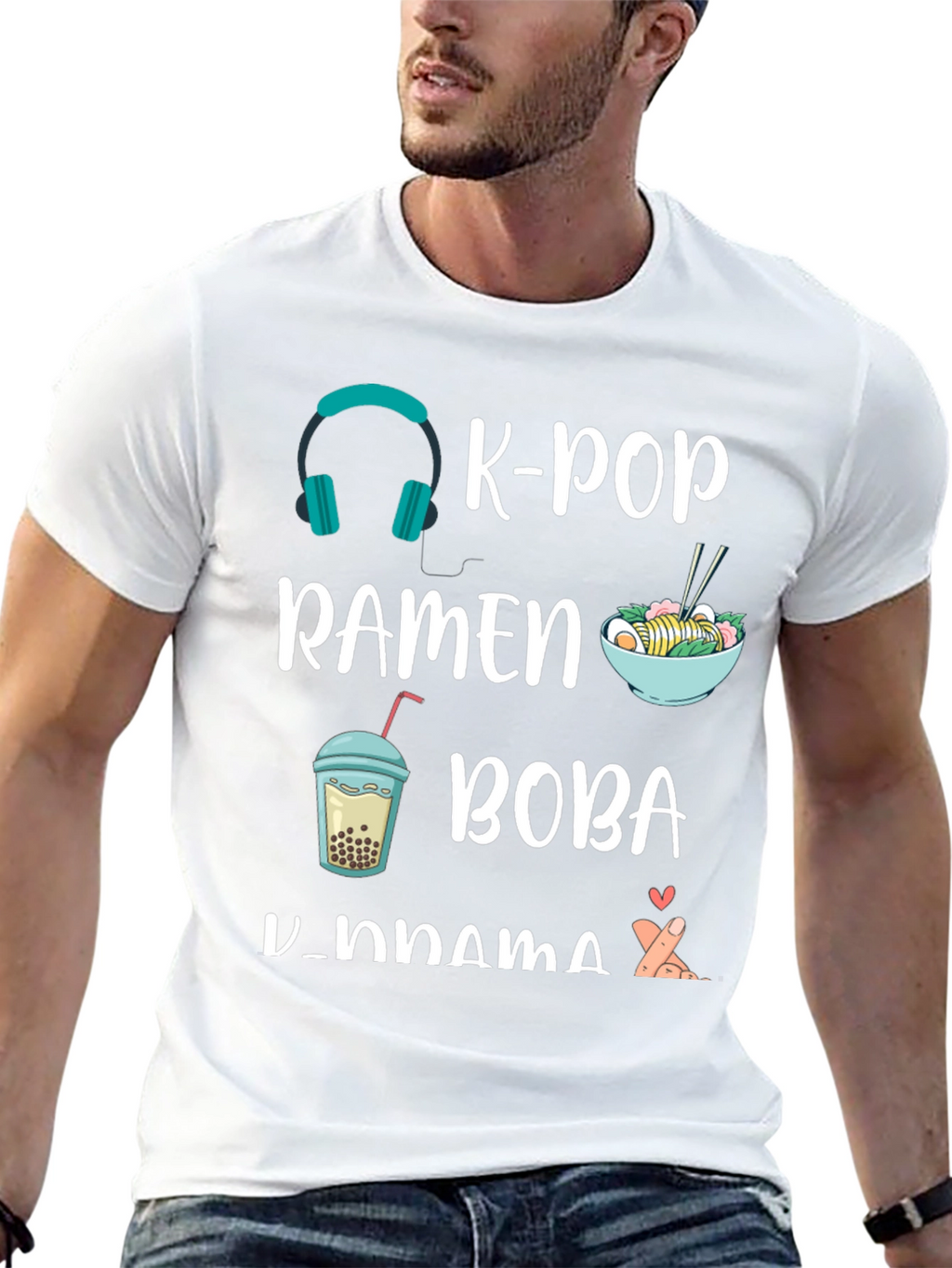 K-Pop Ramen Boba K-Drama T-Shirt